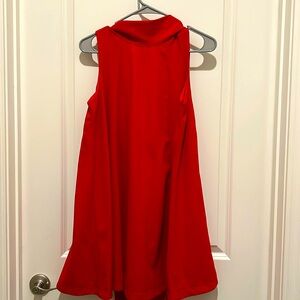 Red dress never been worn.